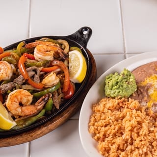 Shrimp & Steak Fajitas