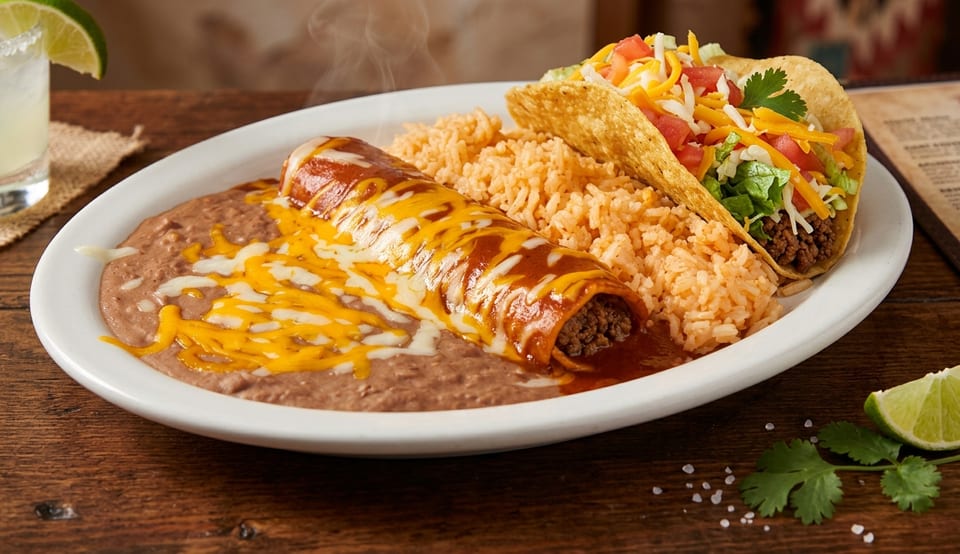 Chicken enchiladas