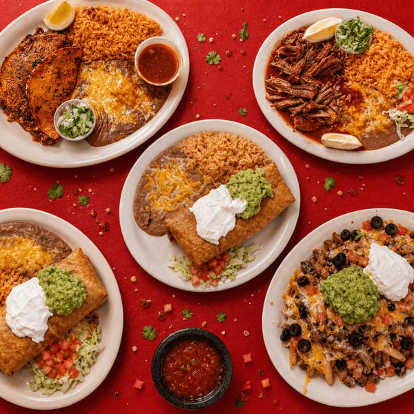 Mexican food platter
