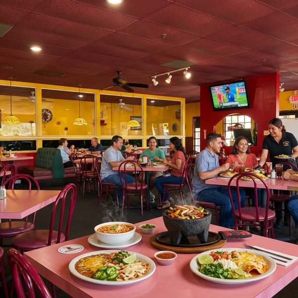 El Rodeo interior dining room