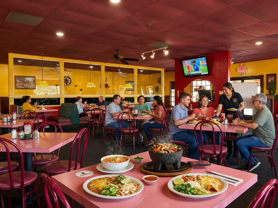 El Rodeo interior dining room